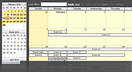 DayPilot MVC AJAX Monthly Calendar Control