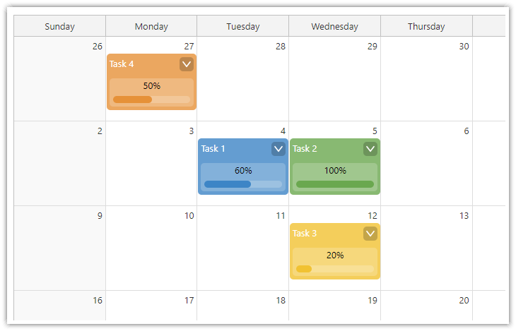 Next.js Monthly Calendar