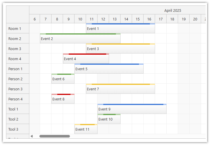 JavaScript Scheduler Demo