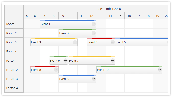 JavaScript Scheduler Demo