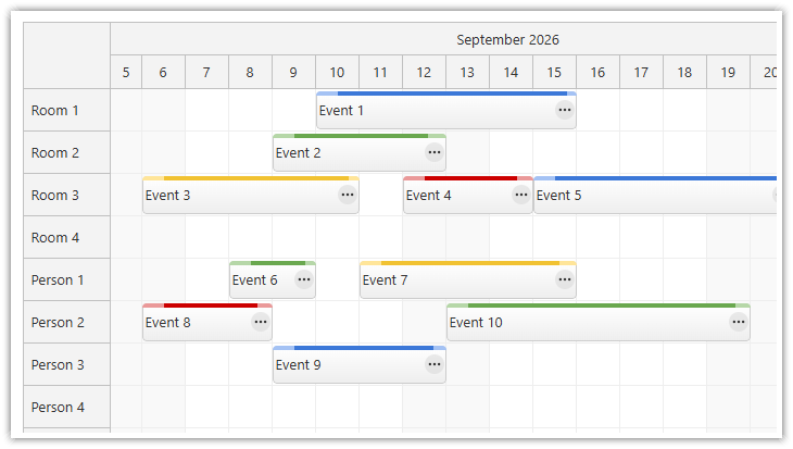 JavaScript Scheduler Demo